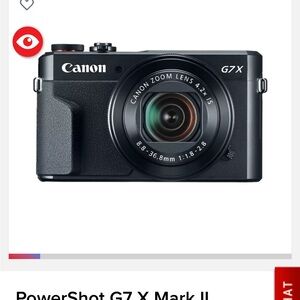 Canon PowerShot G7 X Mark II - Black